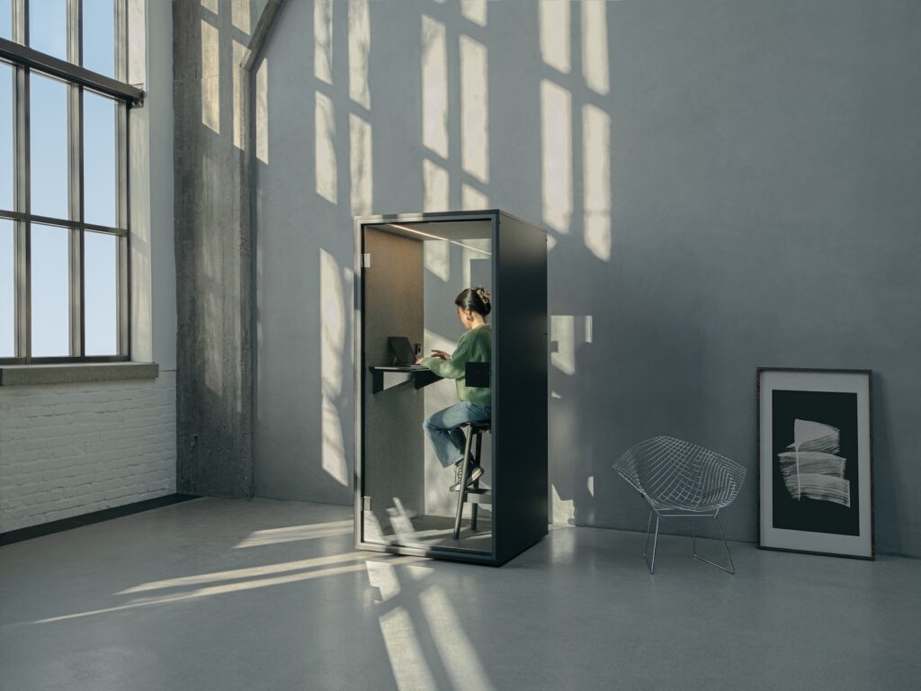 cabine acoustique Berlin acoustics dans un espace tertiaire