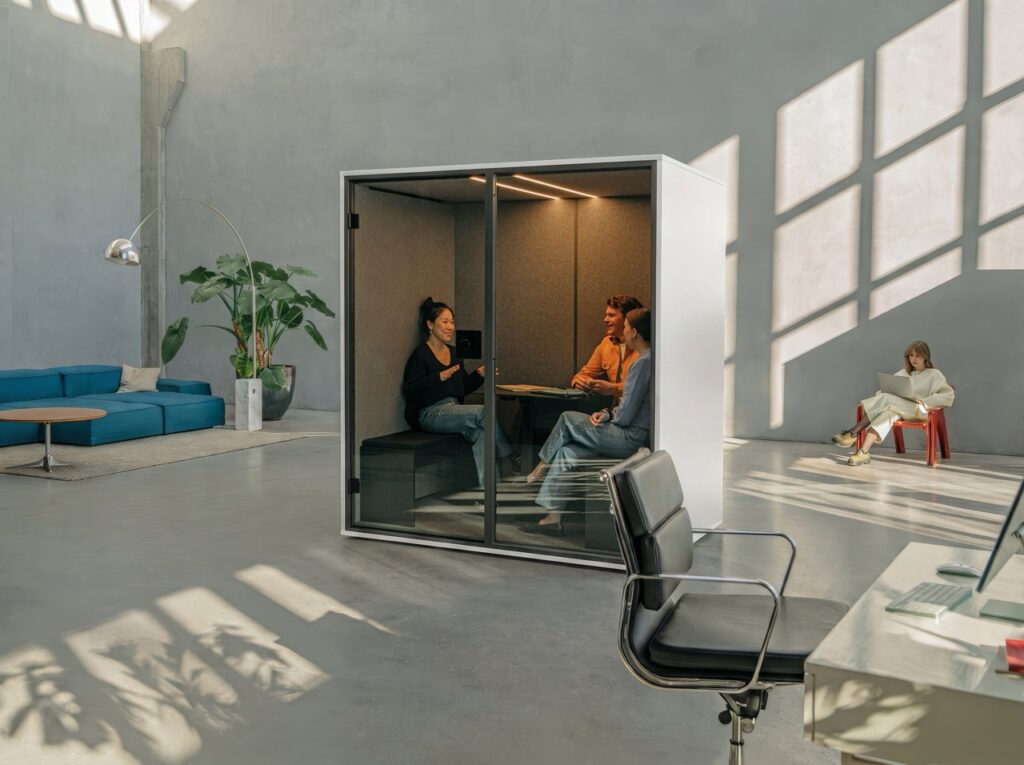 cabine acoustique Meet quatre places de Berlin Acoustics 