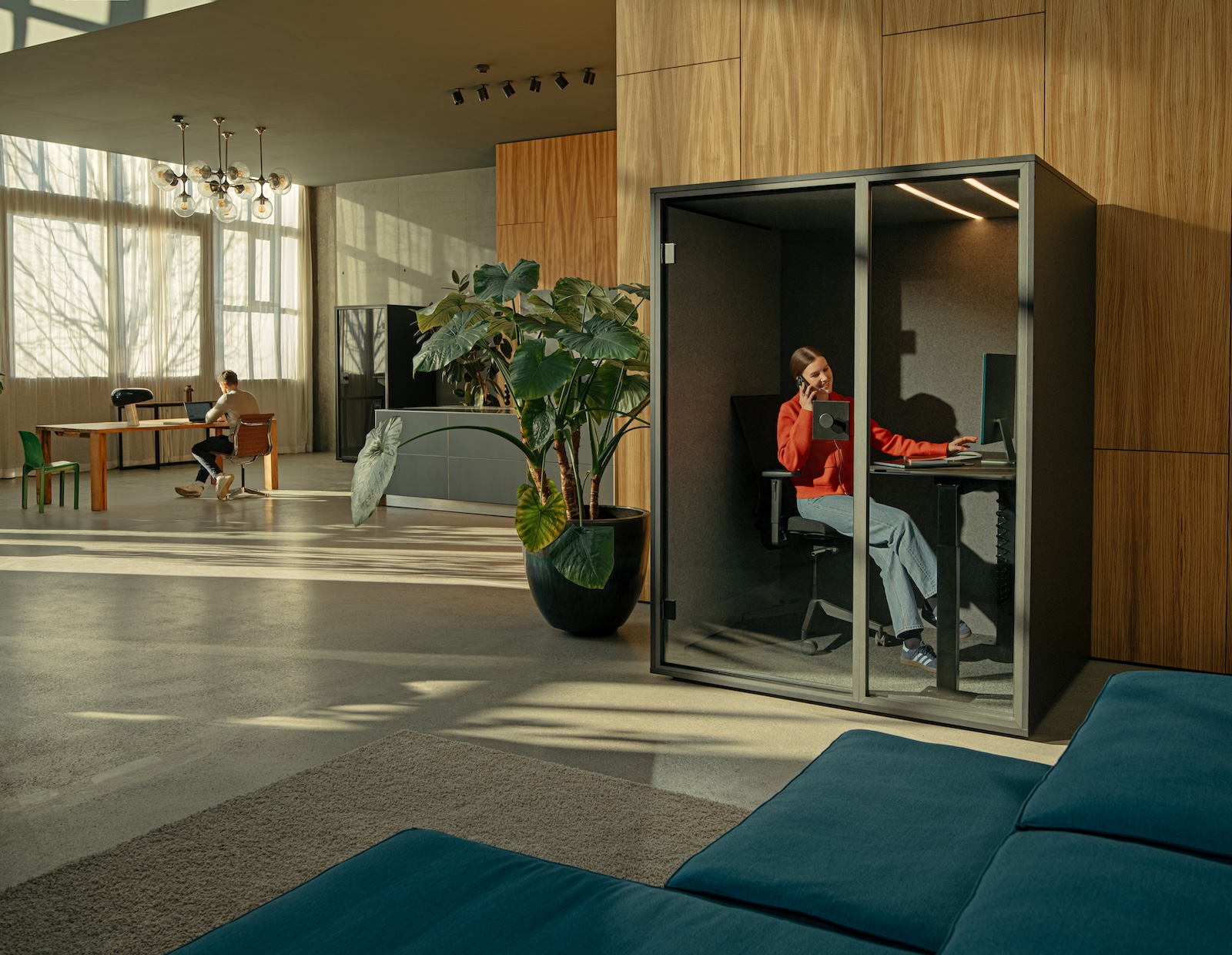cabine acoustique Berlin acoustics dans un espace tertiaire